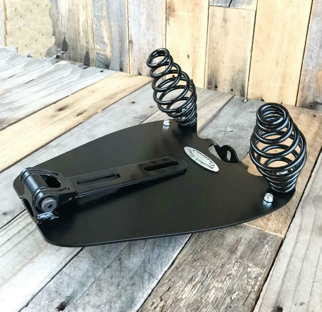2015-2024 Indian Scout & Bobber Spring Tractor Seat 15x14" ABr Tooled Mounting Kit