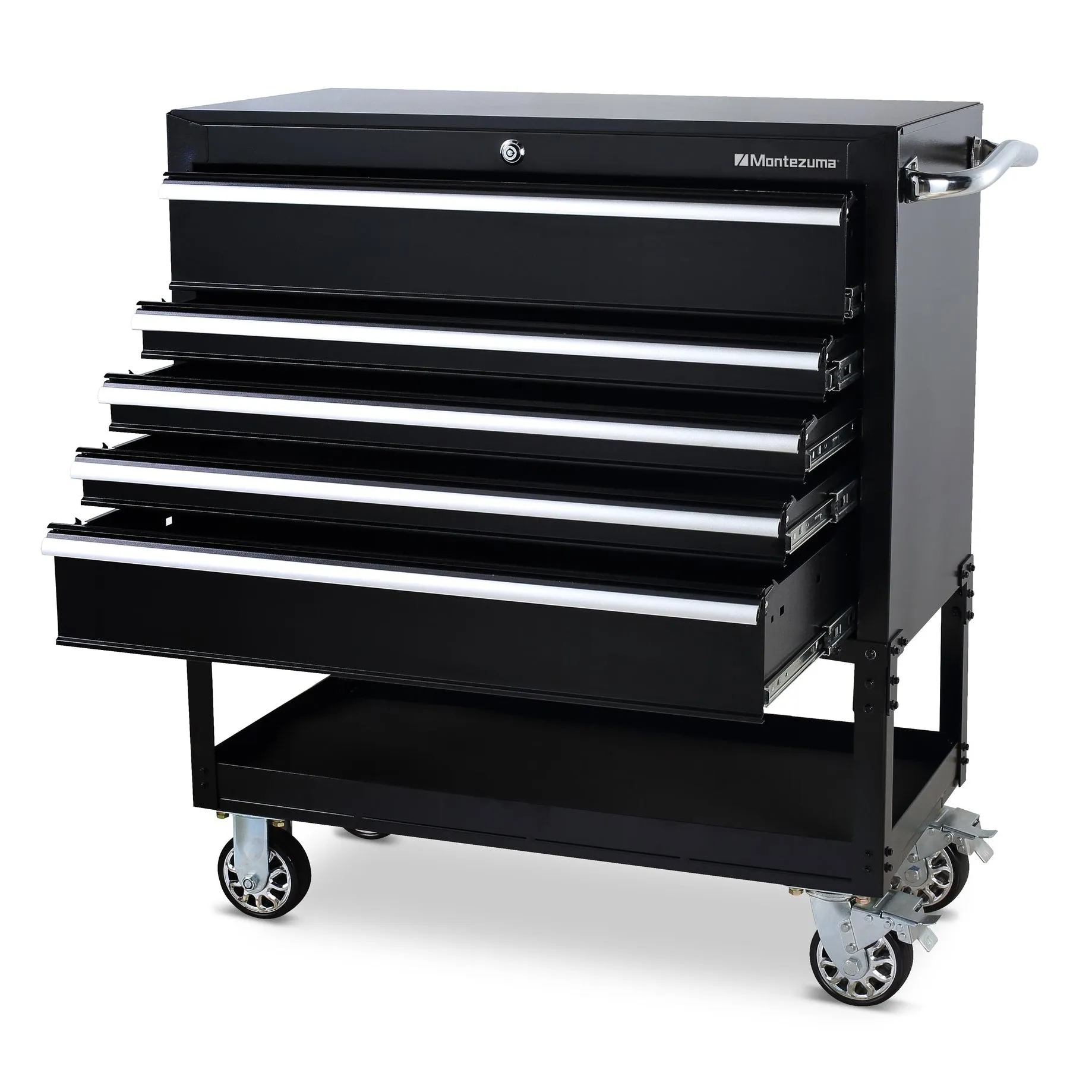36 in. 5-Drawer Utility Cart