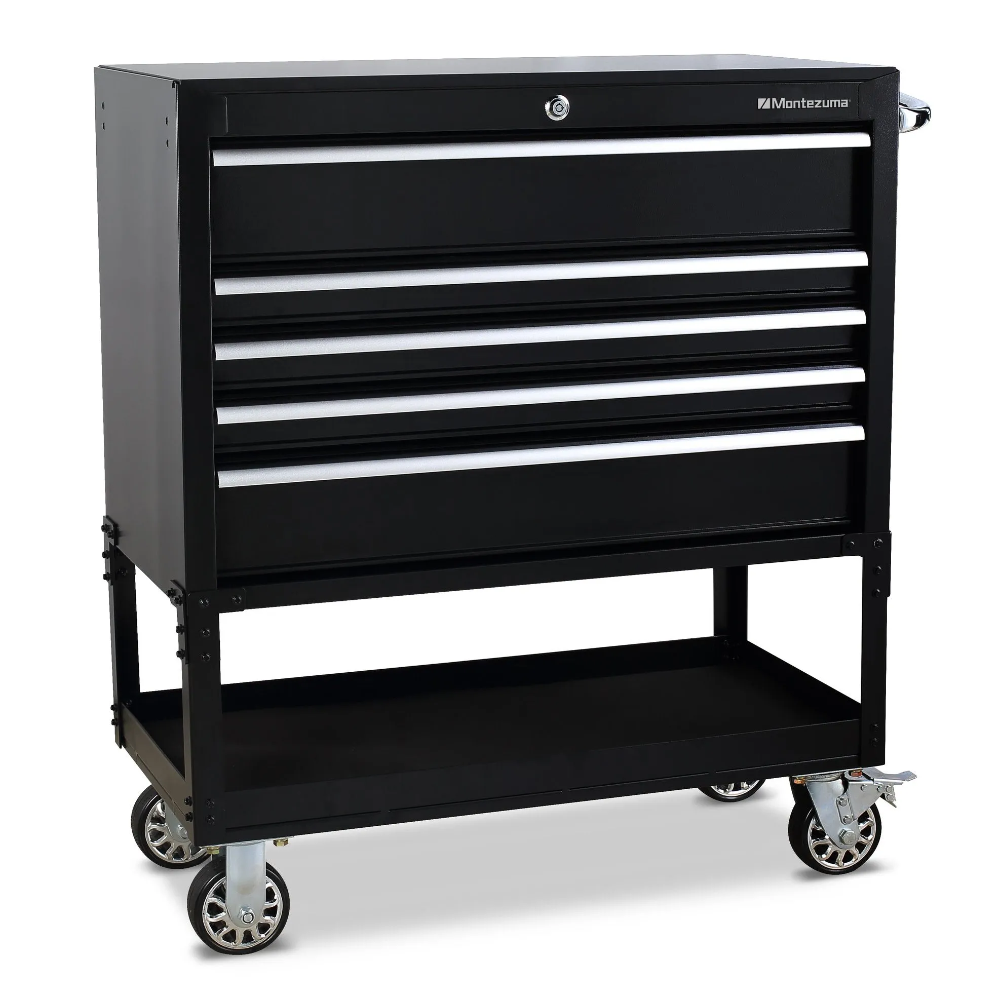 36 in. 5-Drawer Utility Cart