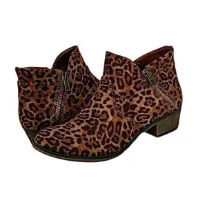 ABBY Double Zip Booties Women's Ankle Boot