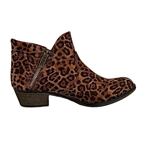 ABBY Double Zip Booties Women's Ankle Boot