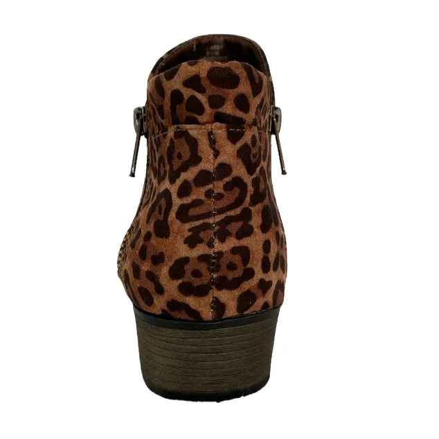 ABBY Double Zip Booties Women's Ankle Boot