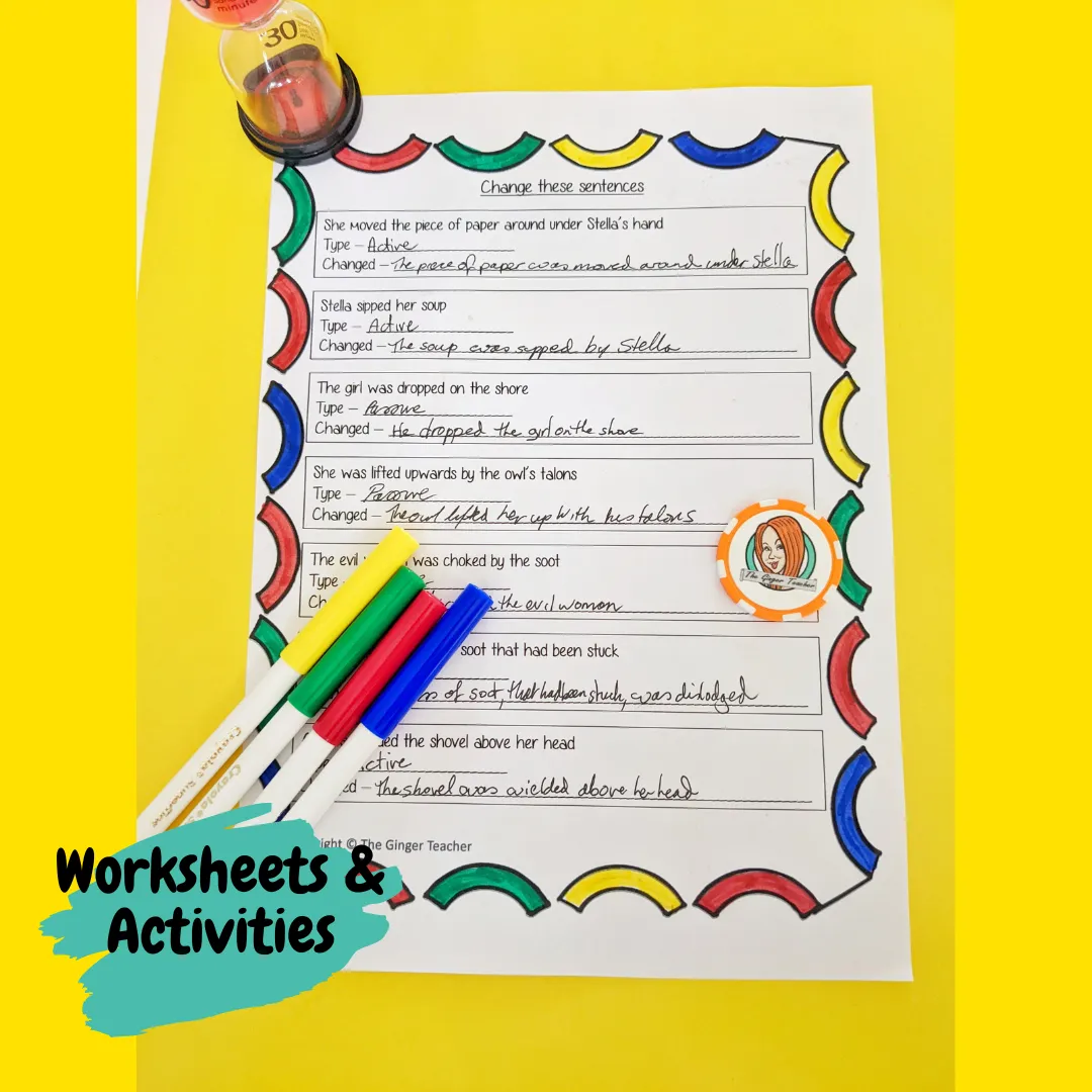 Active and Passive Sentences Lesson