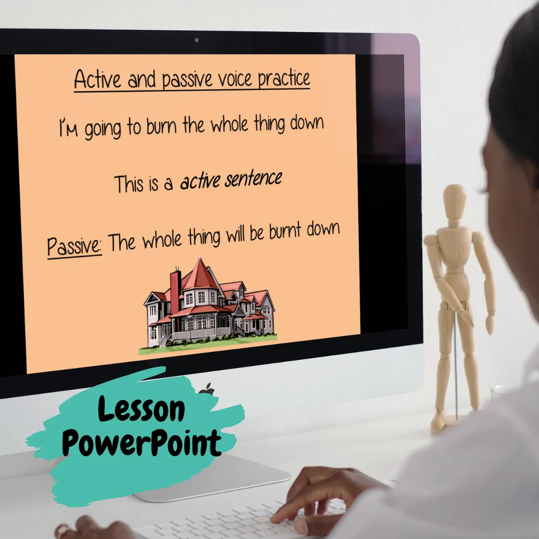 Active and Passive Sentences Lesson