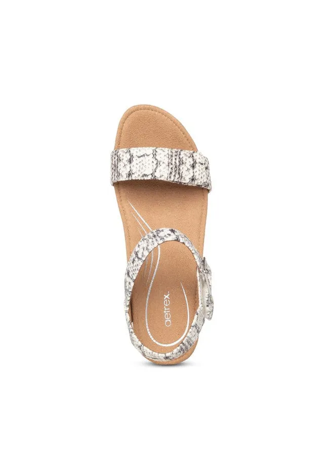 Aetrex Women Sydney Sandal Snake