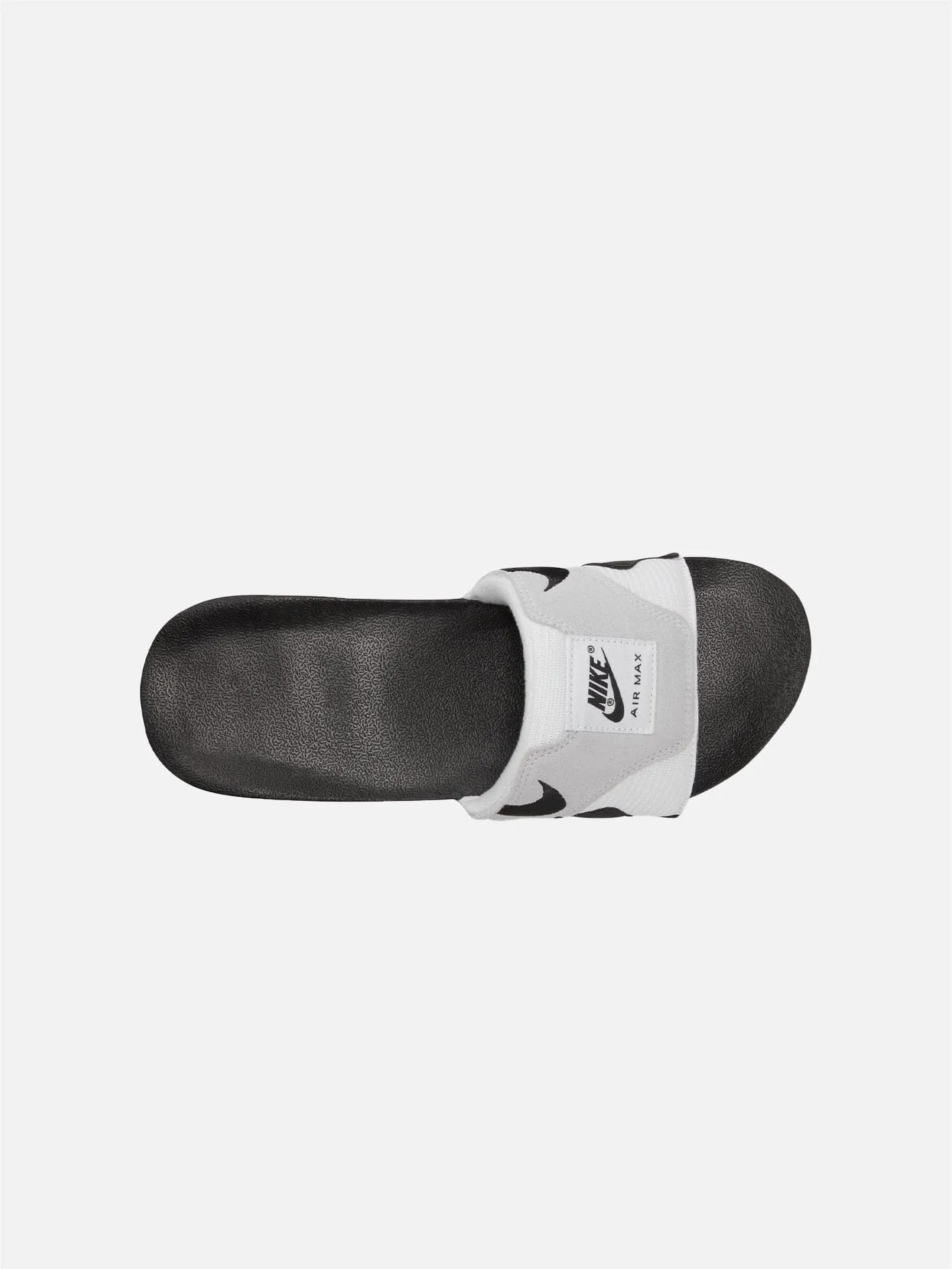 Air Max 1 Slides "White and Black"