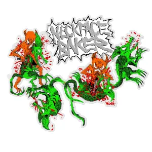BAKER X NECKFACE "TOXIC RAT" 5x STICKER PACK