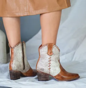Bedstu Baila || Tan Rustic Nectar Lux Booties