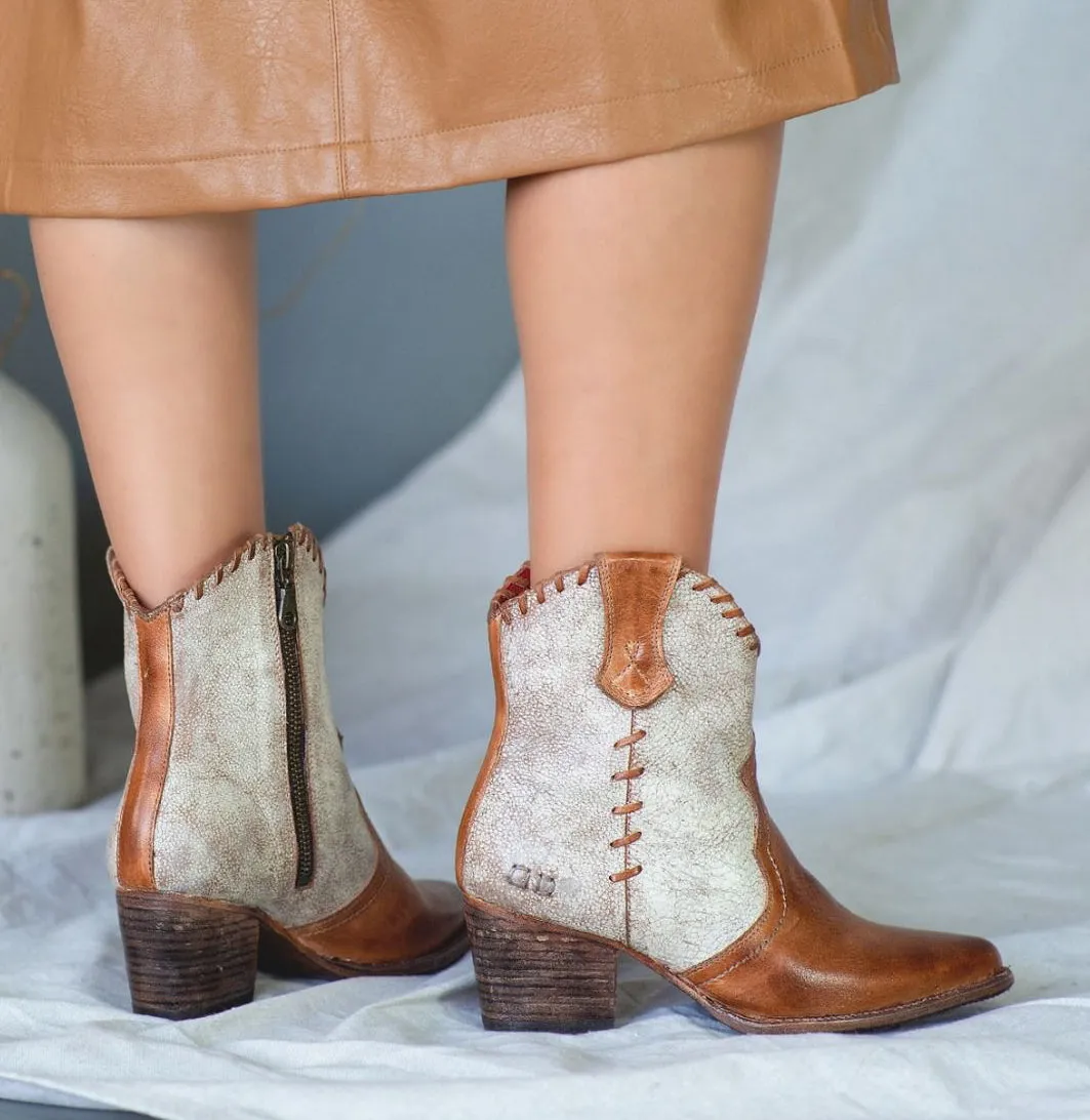 Bedstu Baila || Tan Rustic Nectar Lux Booties