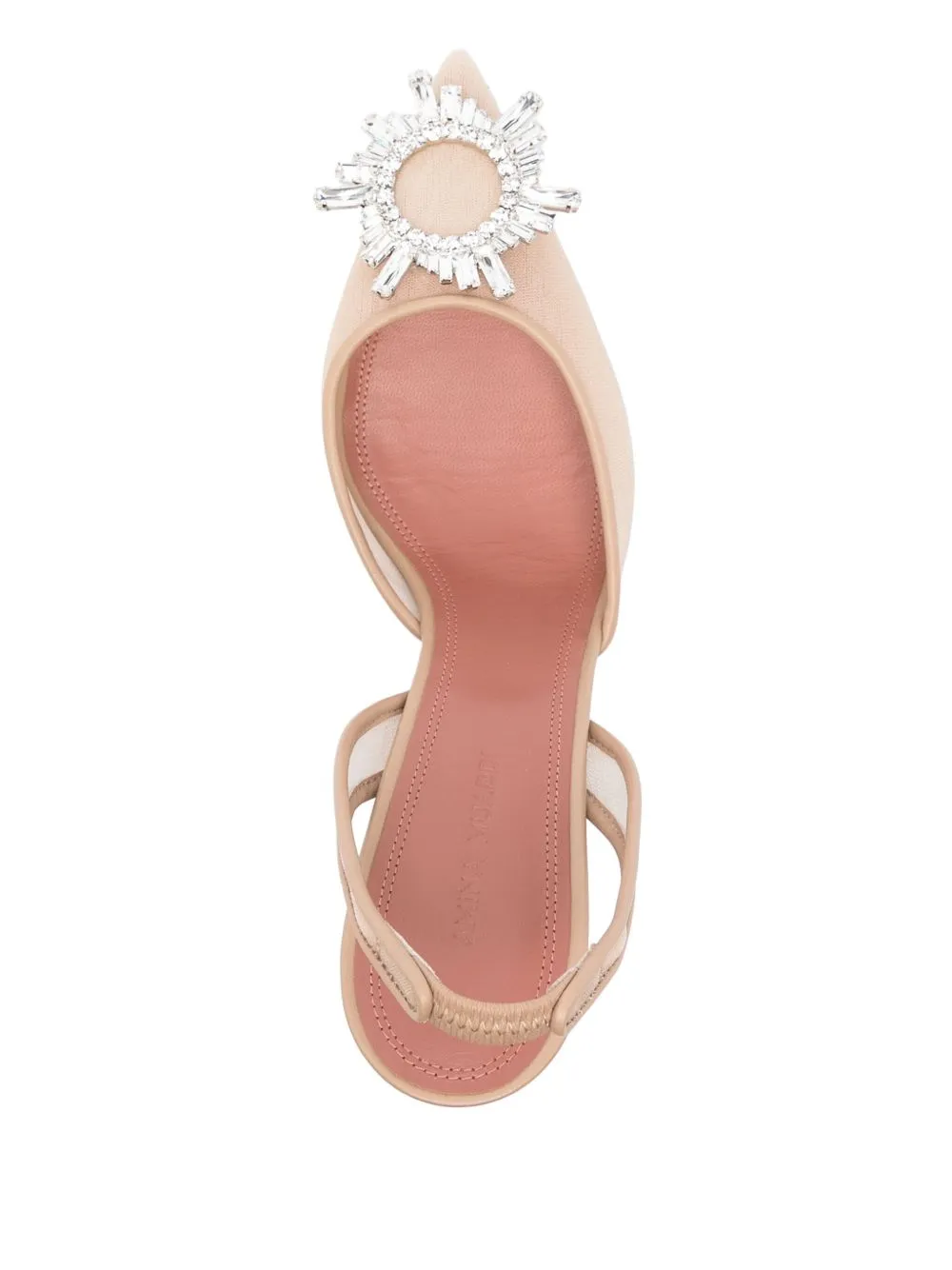 Begum mesh slingback pumps