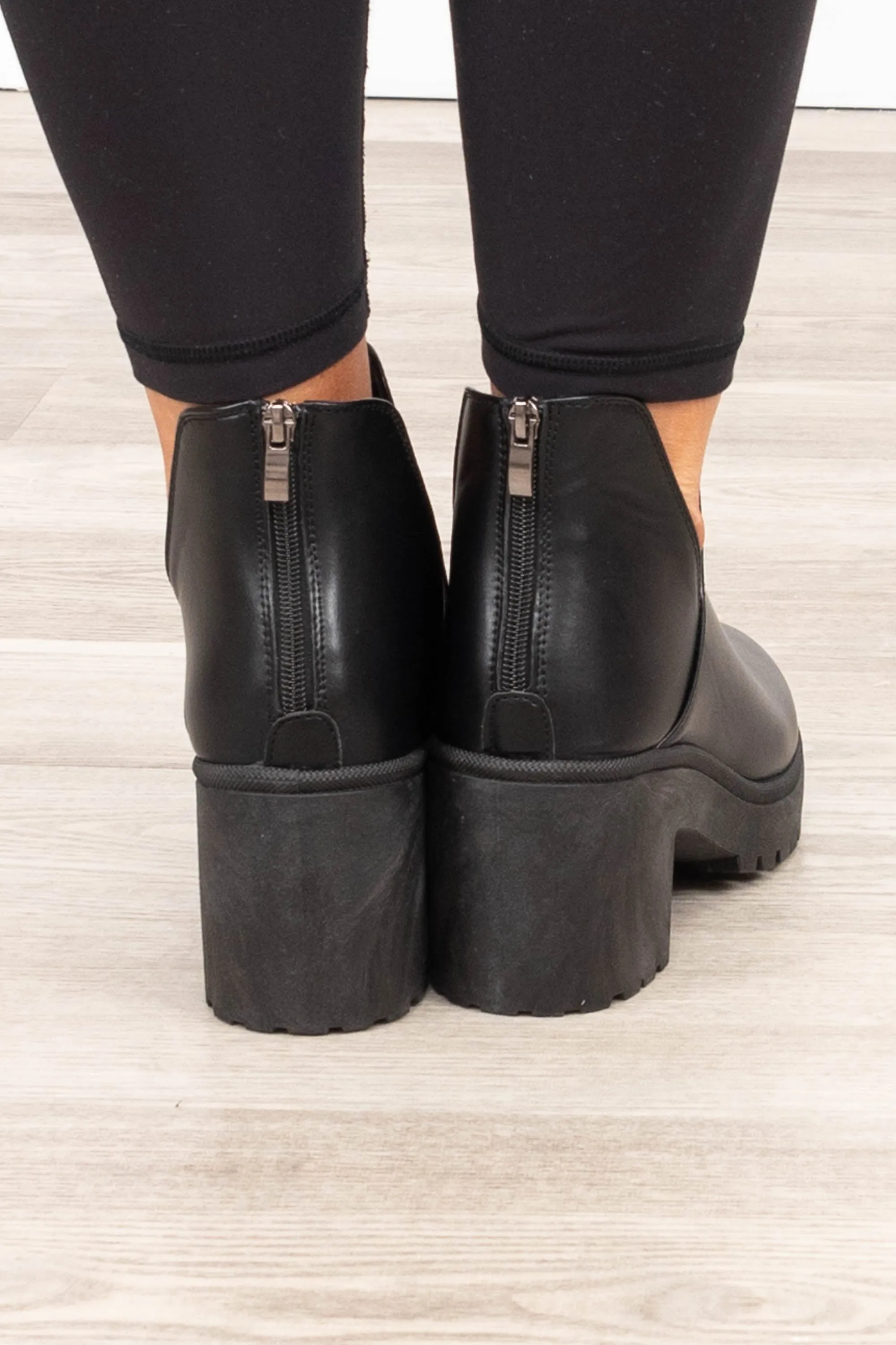 Big Steps Booties, Black