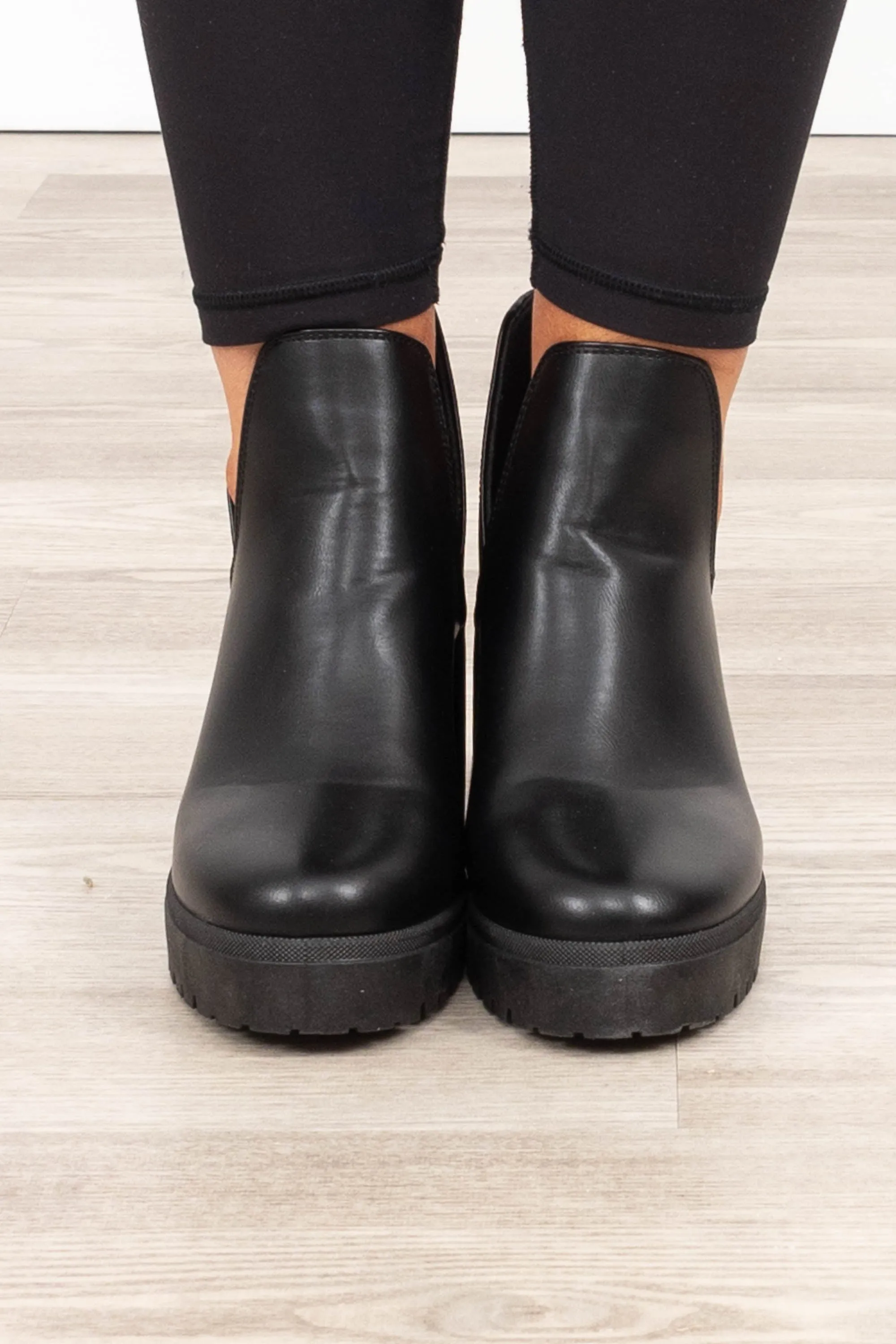 Big Steps Booties, Black