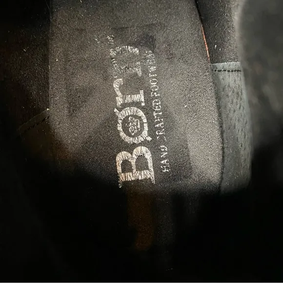 Born Reece Black Leather Bootie 10M