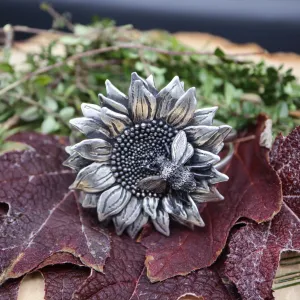 Bumblebee and Sunflower Cuff