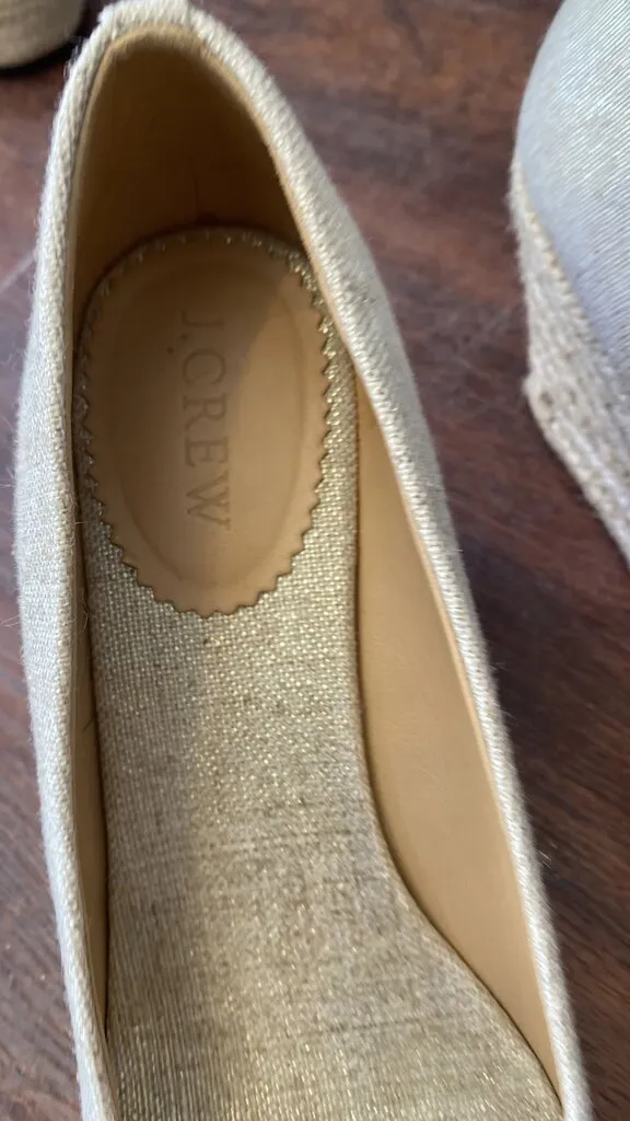 Canvas Espadrille Wedges