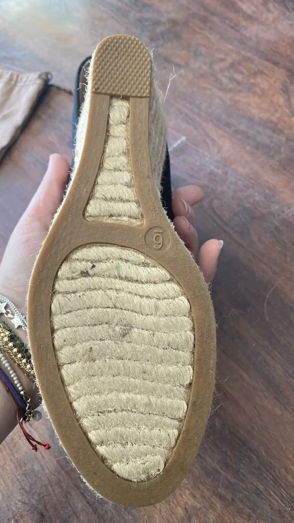 Canvas Espadrille Wedges