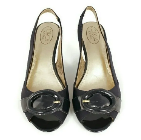 Circa By Joan &amp; David Neera Slingback Pumps Navy