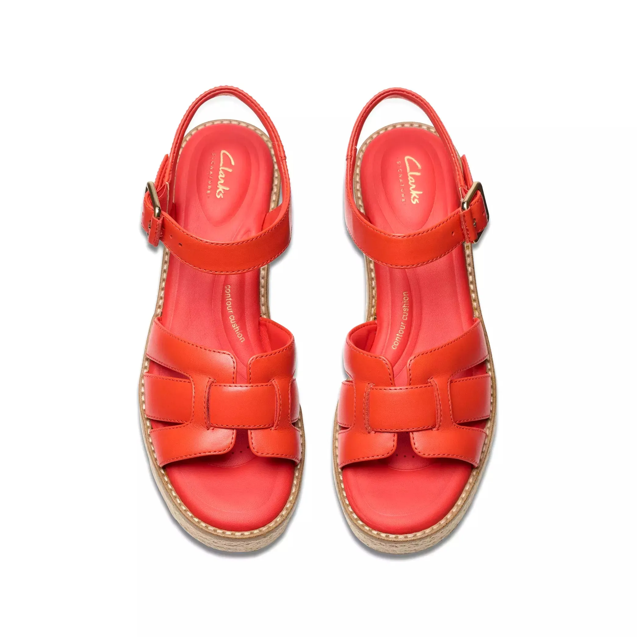'Coledale Strap' women's sandal - red
