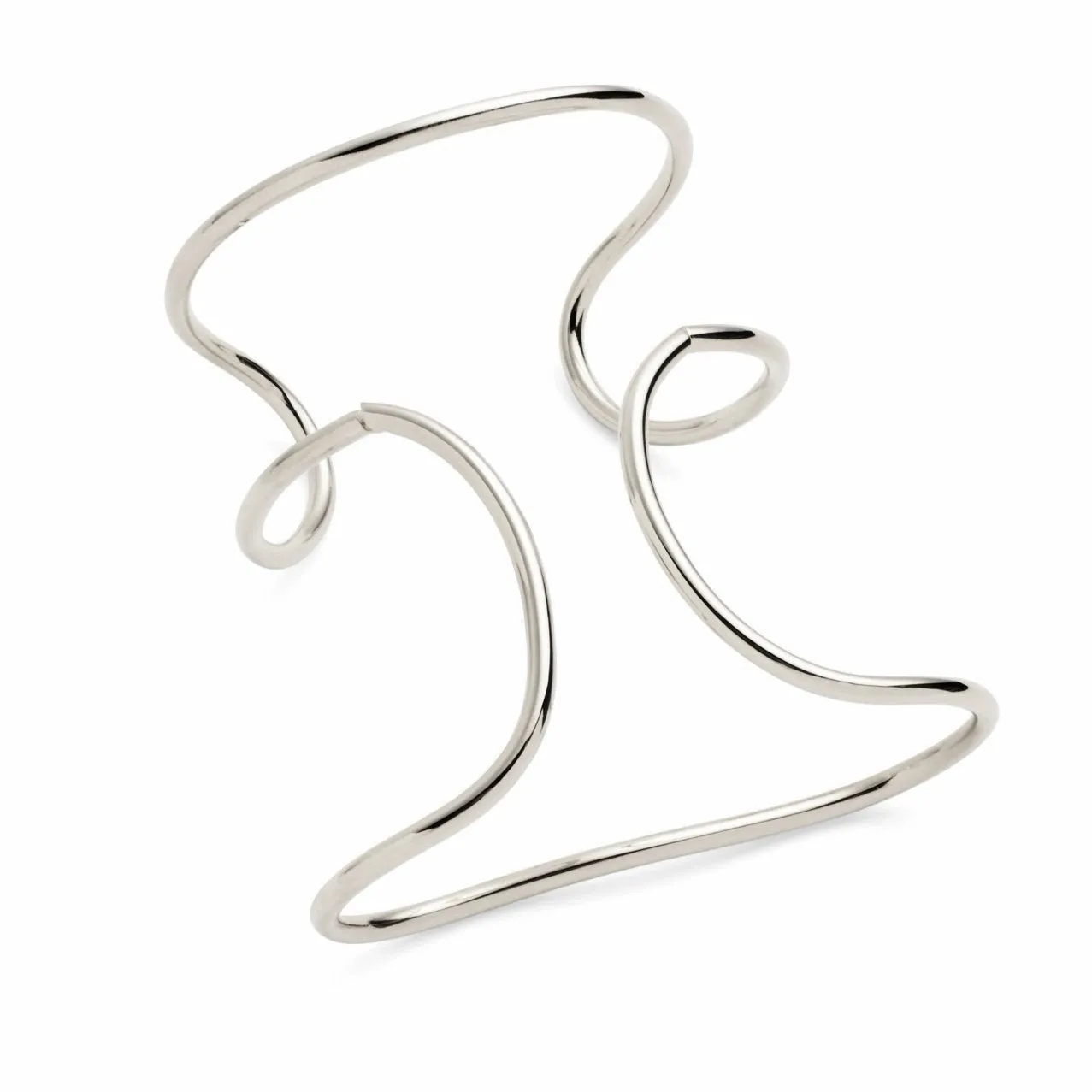 Contour Hand-Piece in Silver