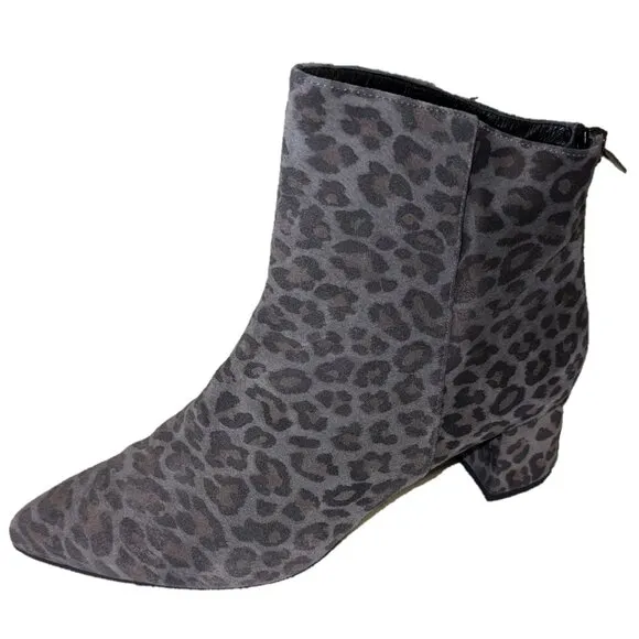 Cordani Queenie Cheetah Print Suede Leather Booties US Size 9/ EU Size…
