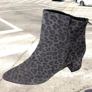 Cordani Queenie Cheetah Print Suede Leather Booties US Size 9/ EU Size…