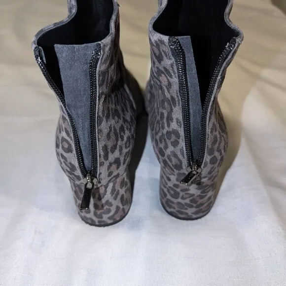 Cordani Queenie Cheetah Print Suede Leather Booties US Size 9/ EU Size…