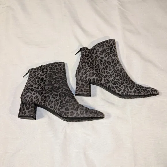 Cordani Queenie Cheetah Print Suede Leather Booties US Size 9/ EU Size…