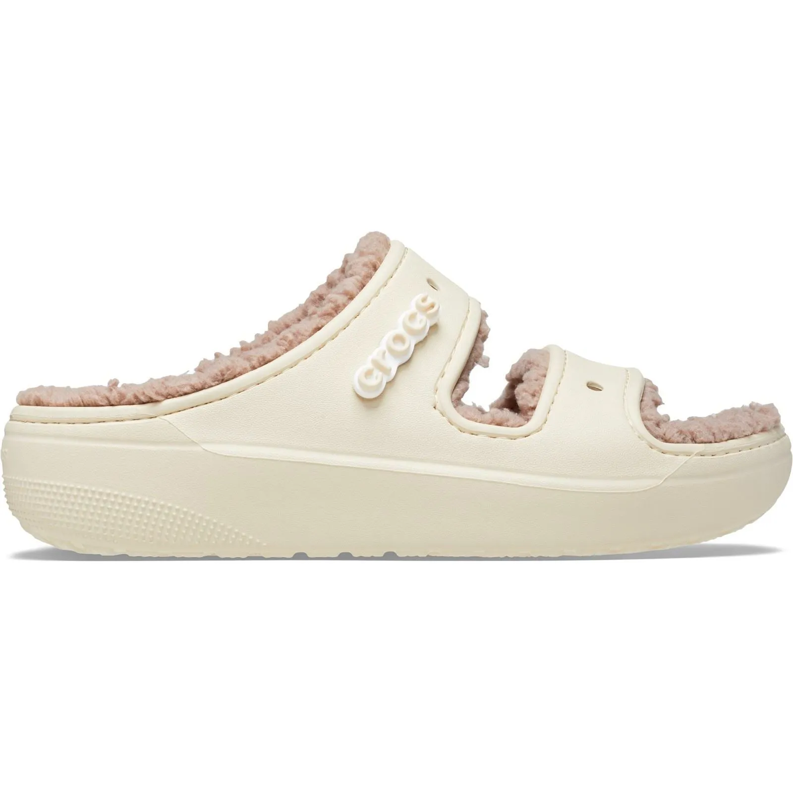 Crocs Women's Classic Cozzzy Sandal in Bone 3 to 8