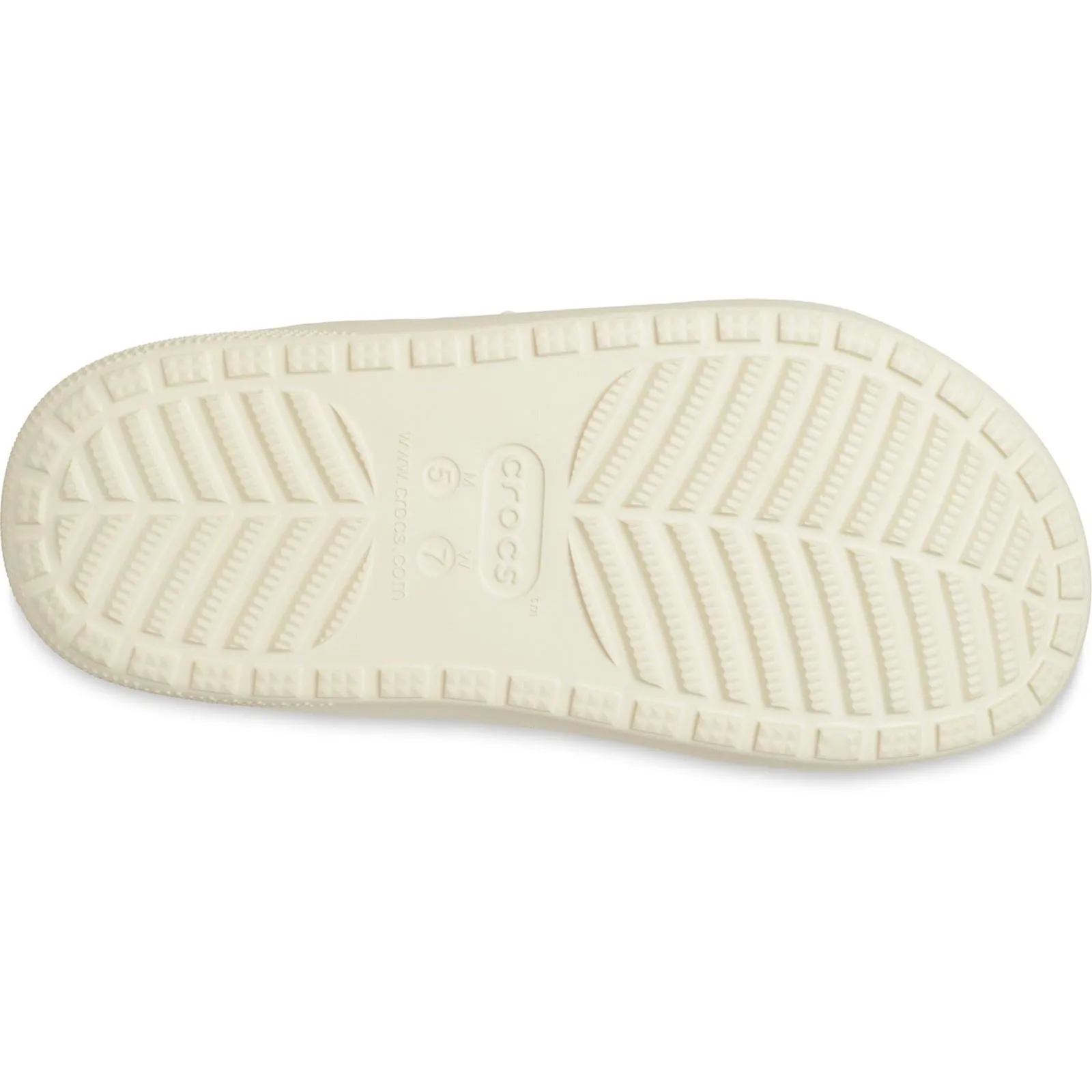 Crocs Women's Classic Cozzzy Sandal in Bone 3 to 8