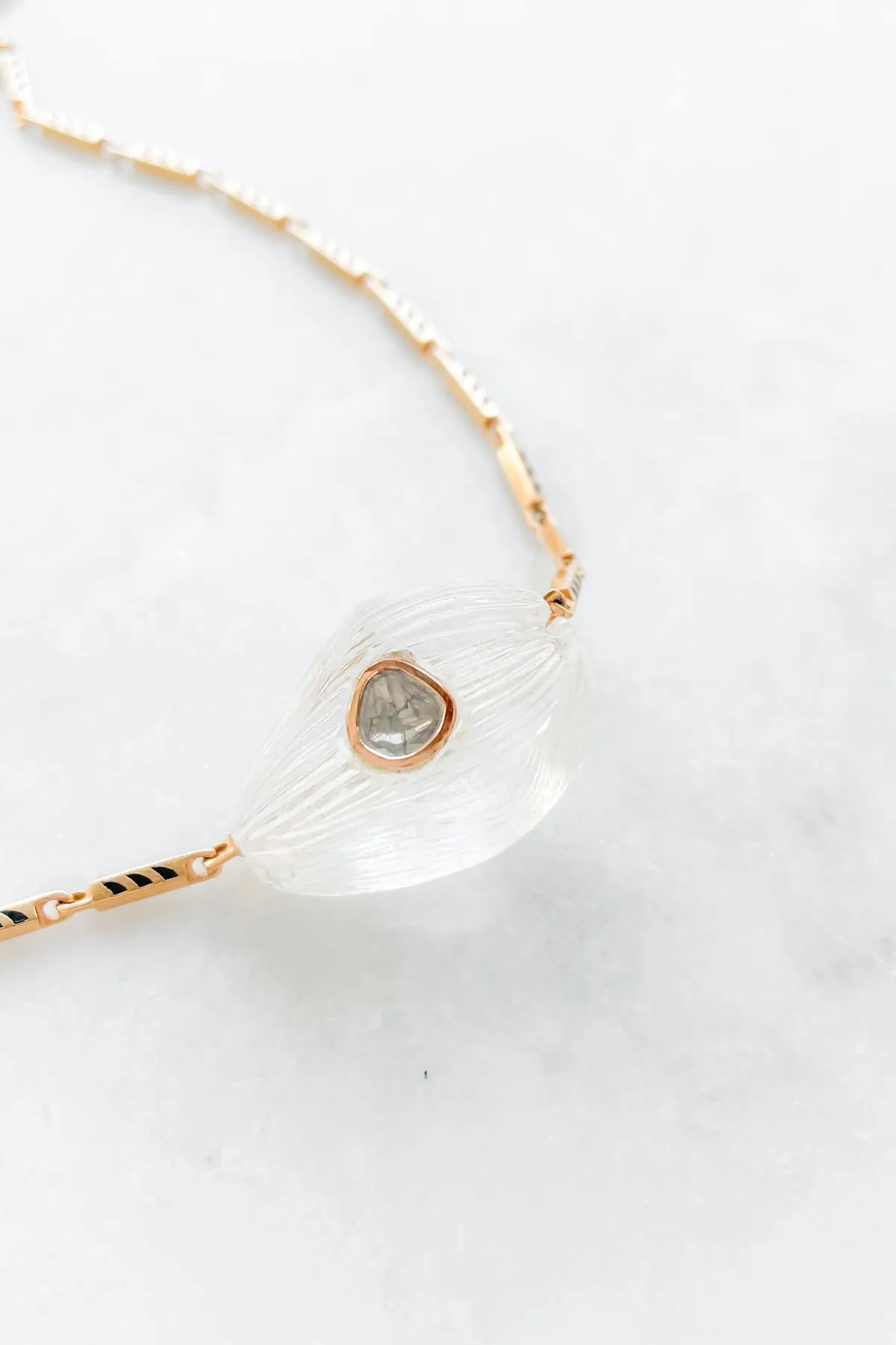 Crystal Coquito & Diamond Bead