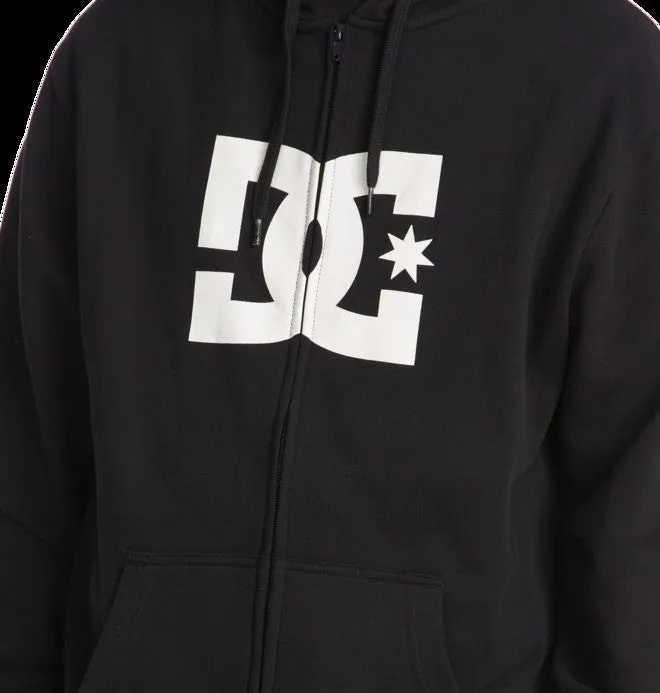 DC Mens Star Zip-Up Hoodie