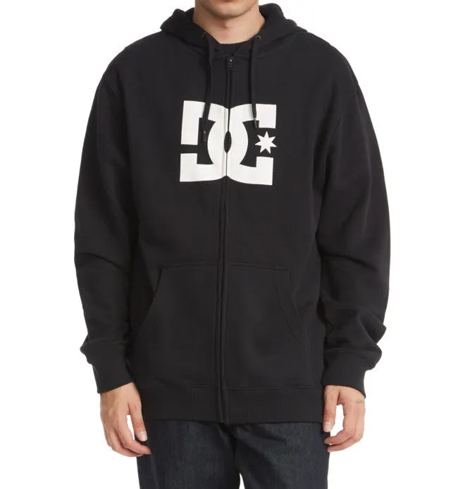 DC Mens Star Zip-Up Hoodie