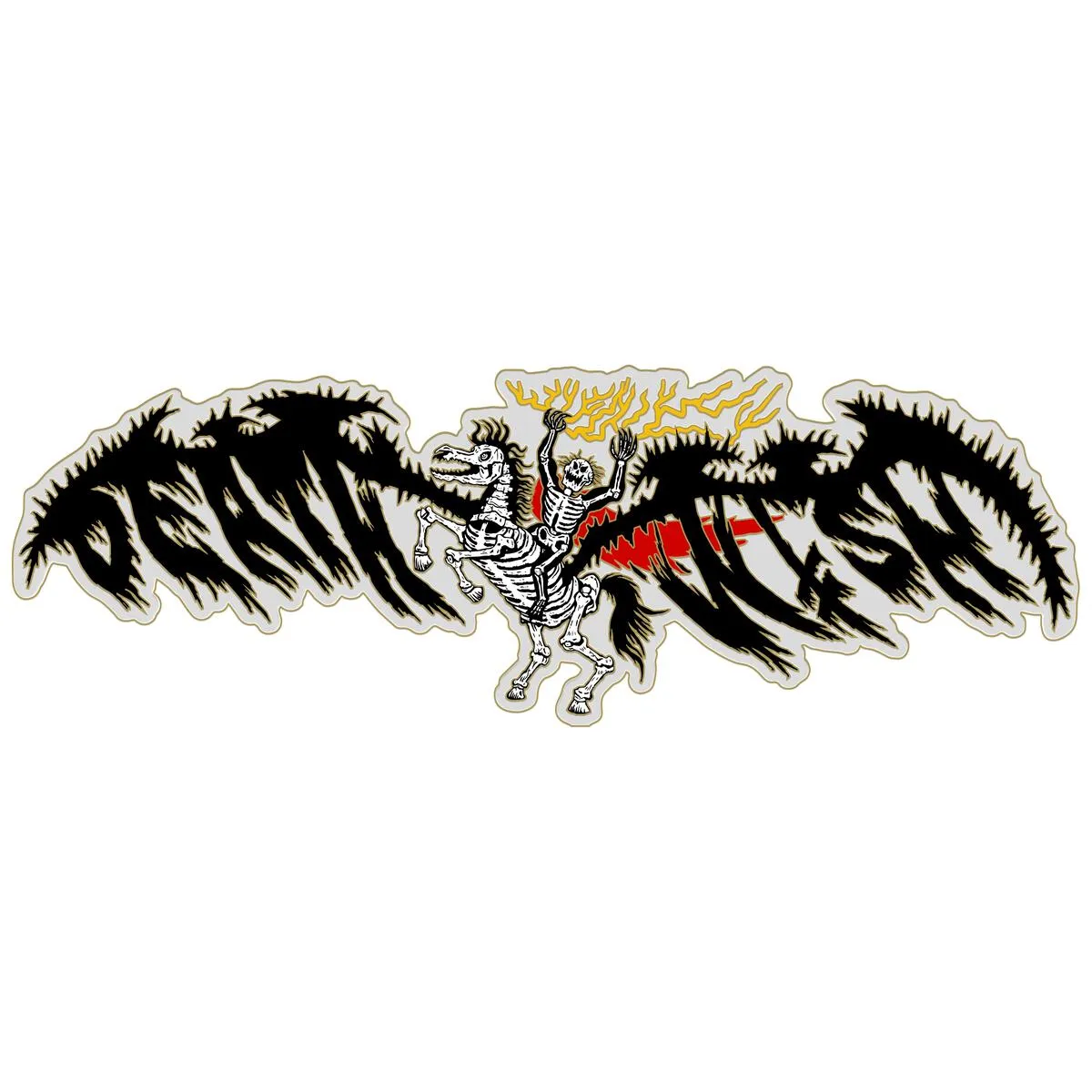 DEATHWISH "SKELETON HORSE RIDER" LAPEL PIN