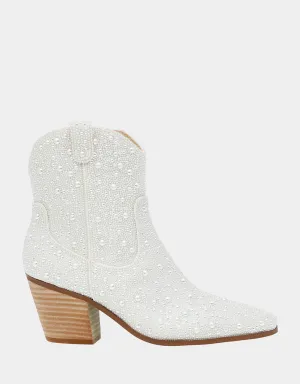 Diva Sparkle Bootie - Pearl
