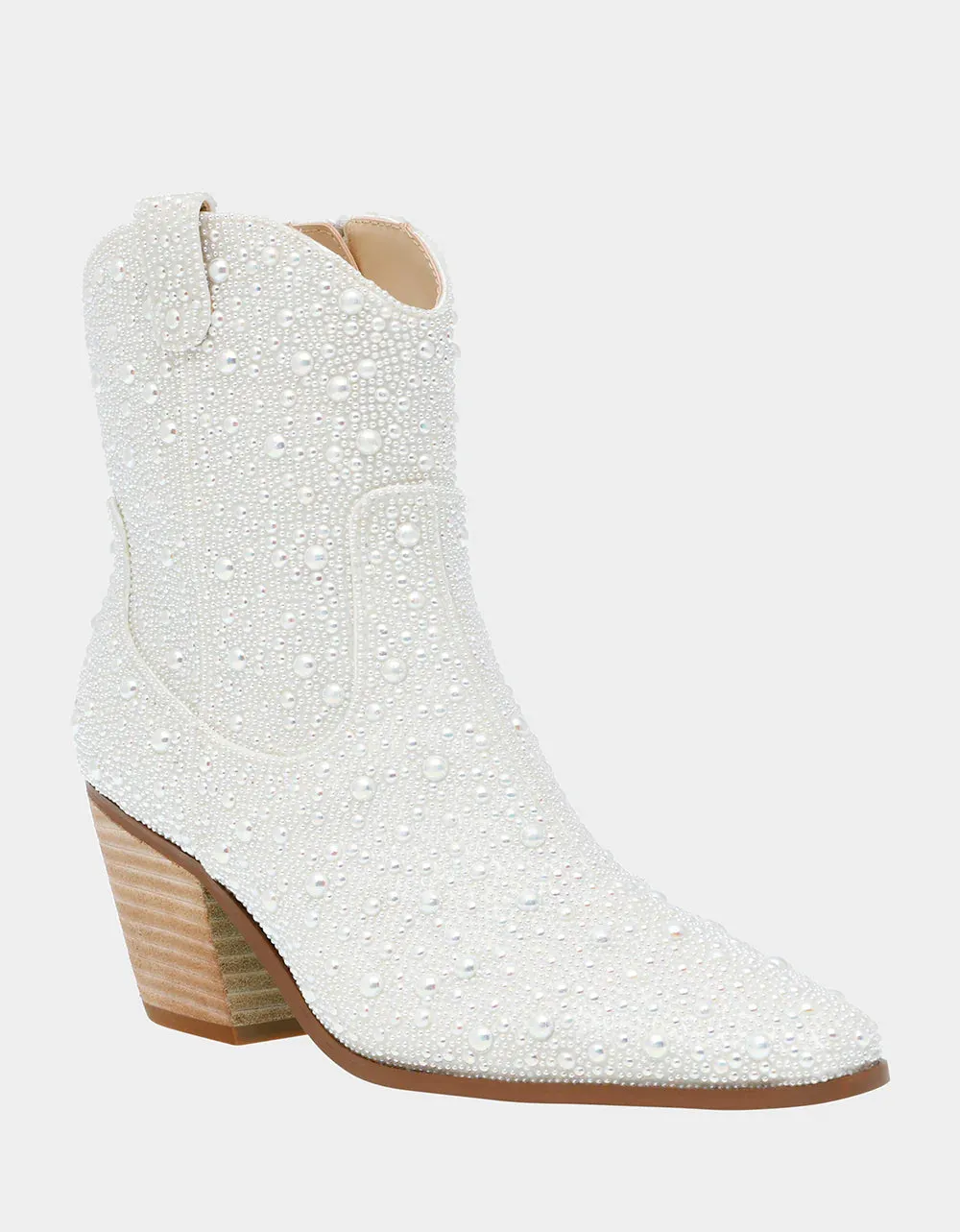 Diva Sparkle Bootie - Pearl