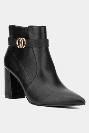 Elisabeth Belt Detail Booties
