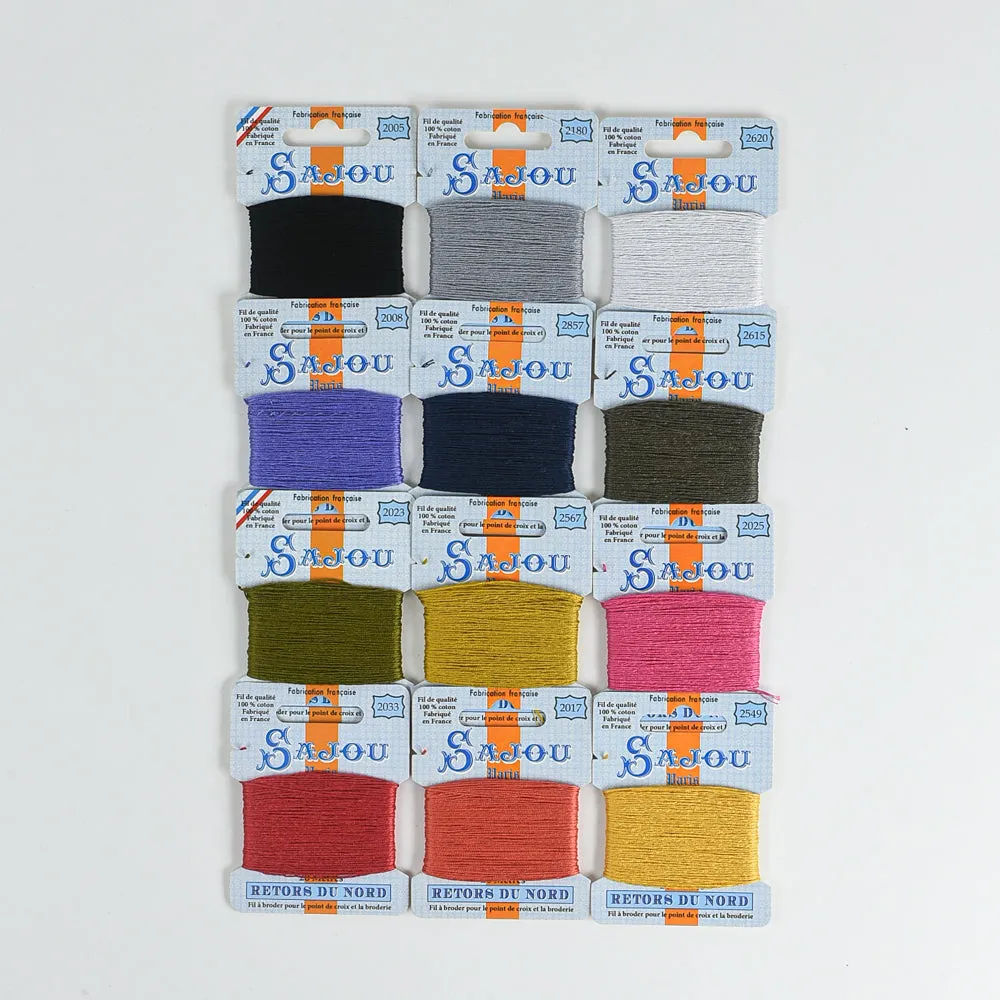 Embroidery Thread Set, No. 5 - Sajou x BH
