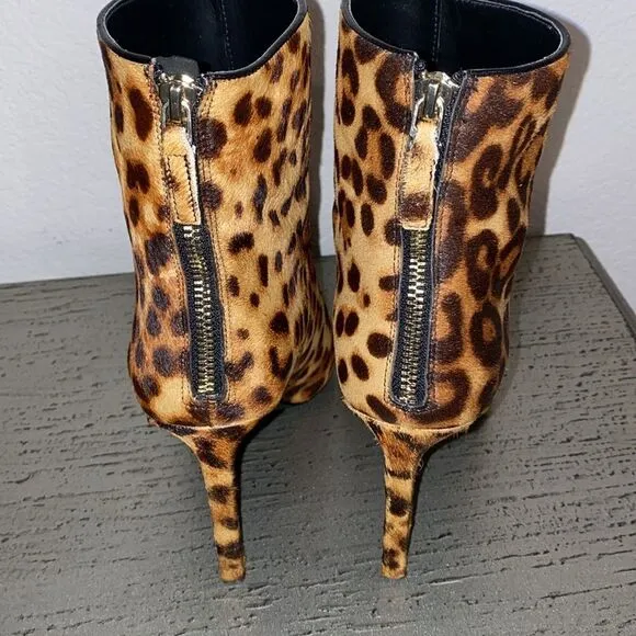 🔥FINAL PRICE🔥 Nine West Turnstyle Leopard Stiletto Booties!