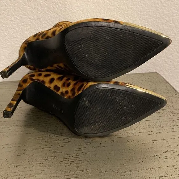 🔥FINAL PRICE🔥 Nine West Turnstyle Leopard Stiletto Booties!