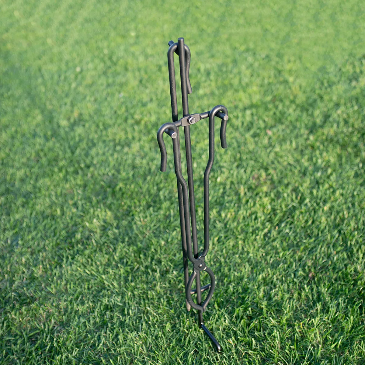 Fire Poker and Tong Stand Set