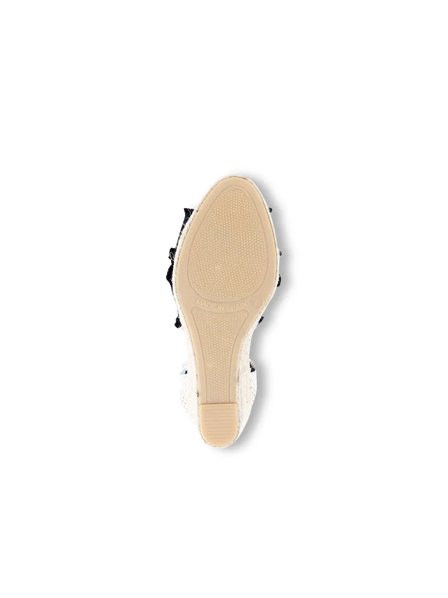 Freya Criss-Cross Ankle Wrap Espadrille