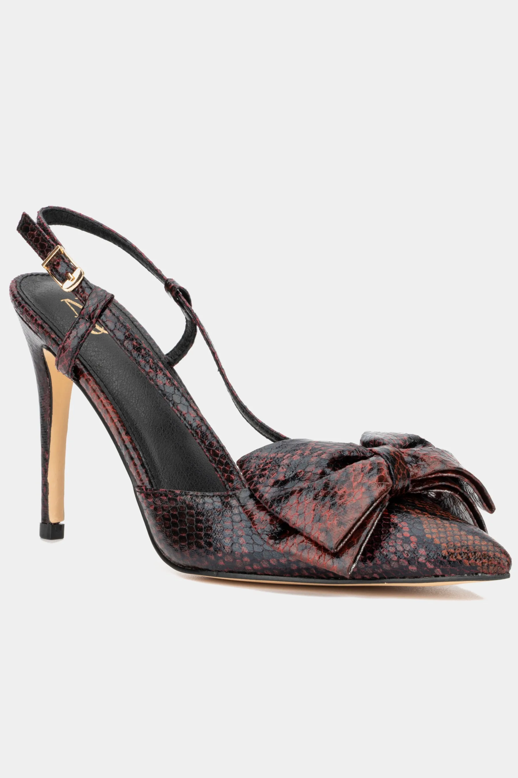 Georgina Bow Detail Slingback Pumps