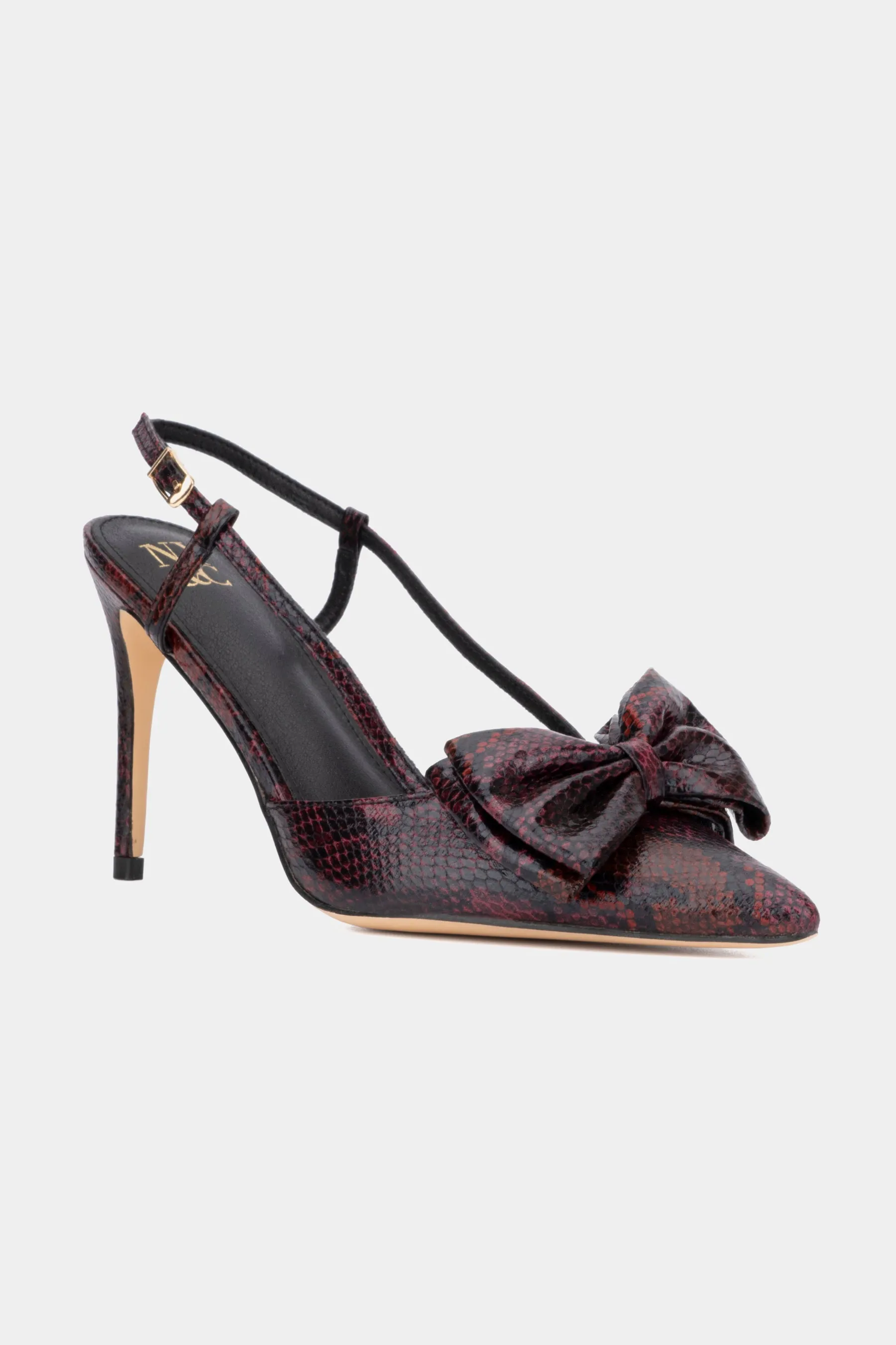 Georgina Bow Detail Slingback Pumps