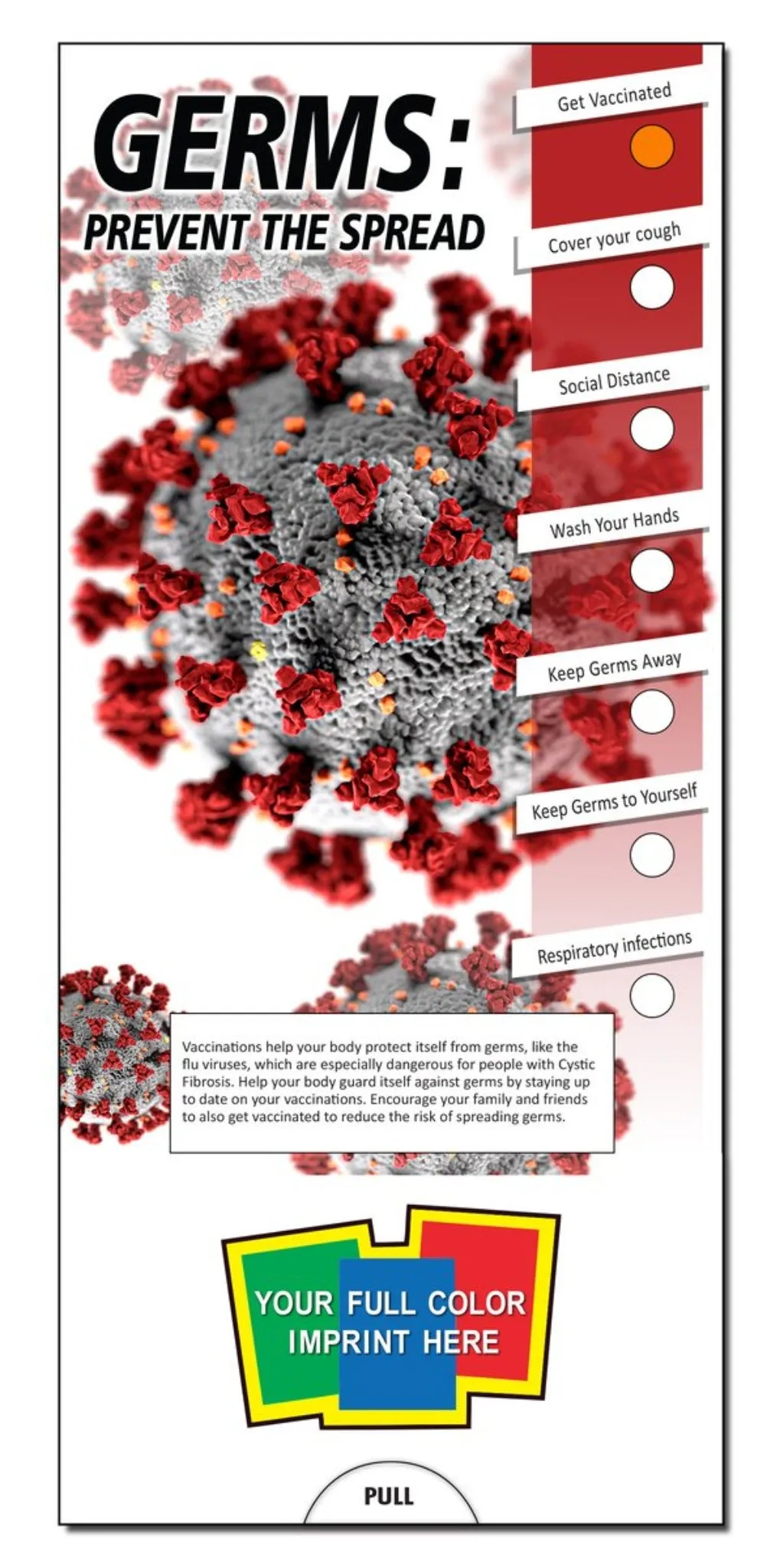 Germs: Prevent the Spread Slide Chart- #403716