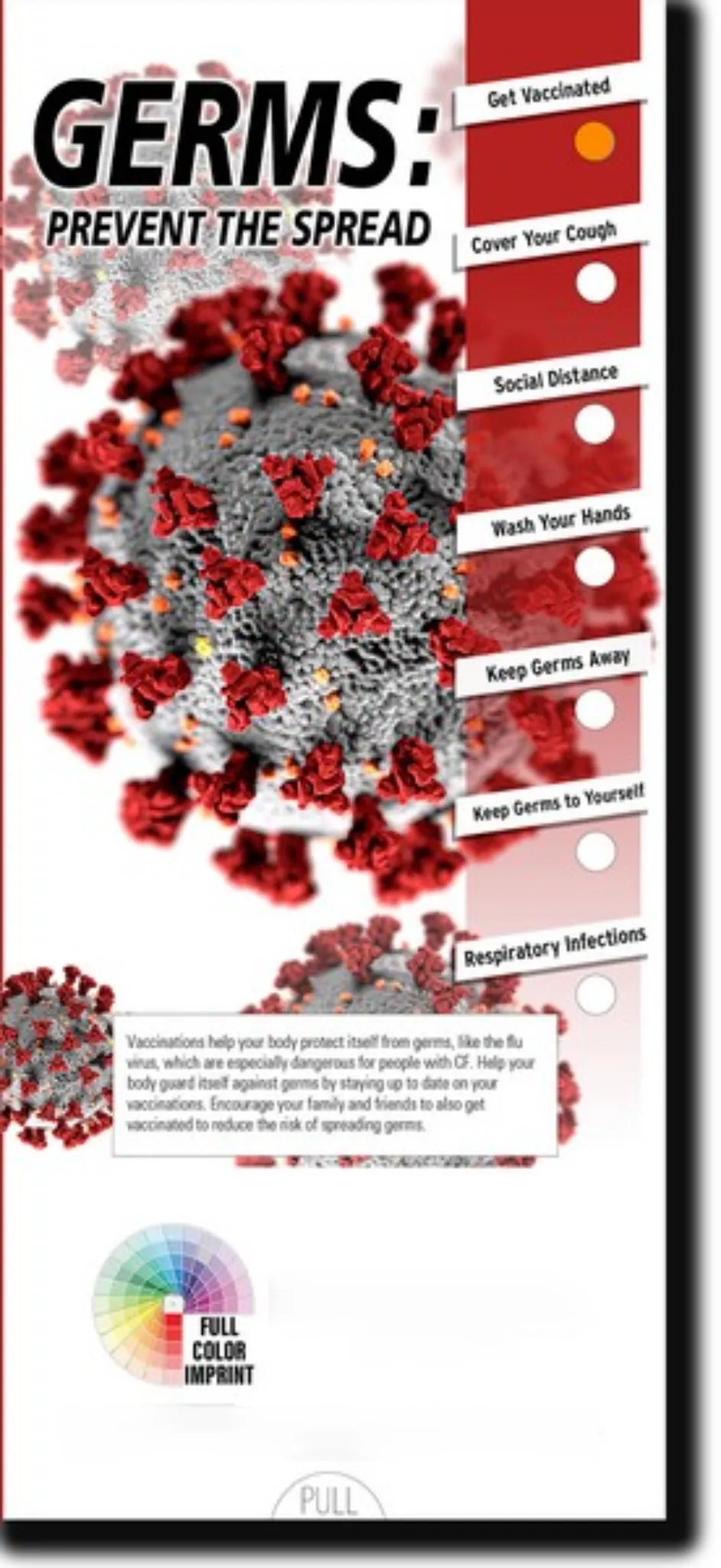Germs: Prevent the Spread Slide Chart- #403716
