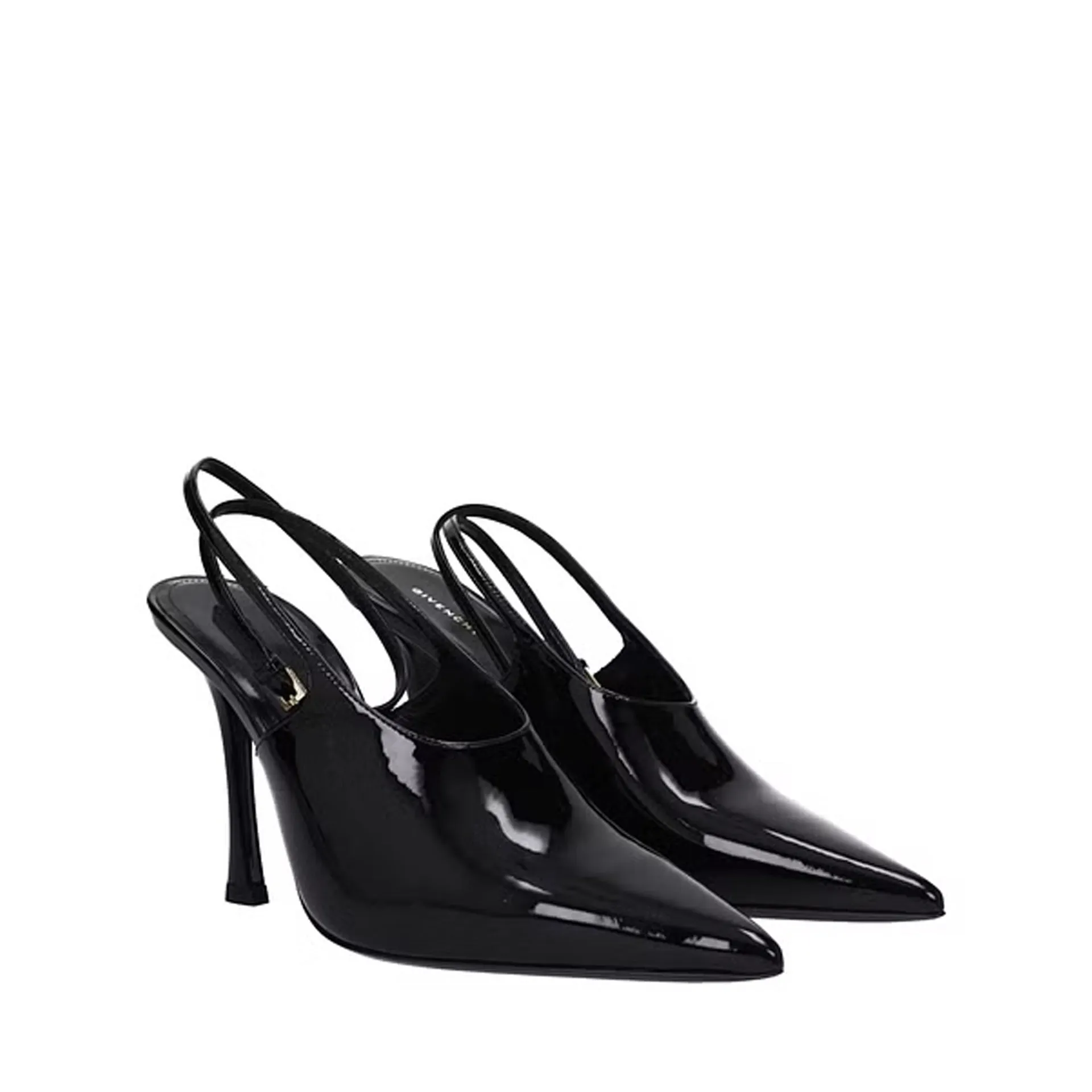 GIVENCHY Leather Slingback Pumps with Pointed Toe and 9.5 cm Heel