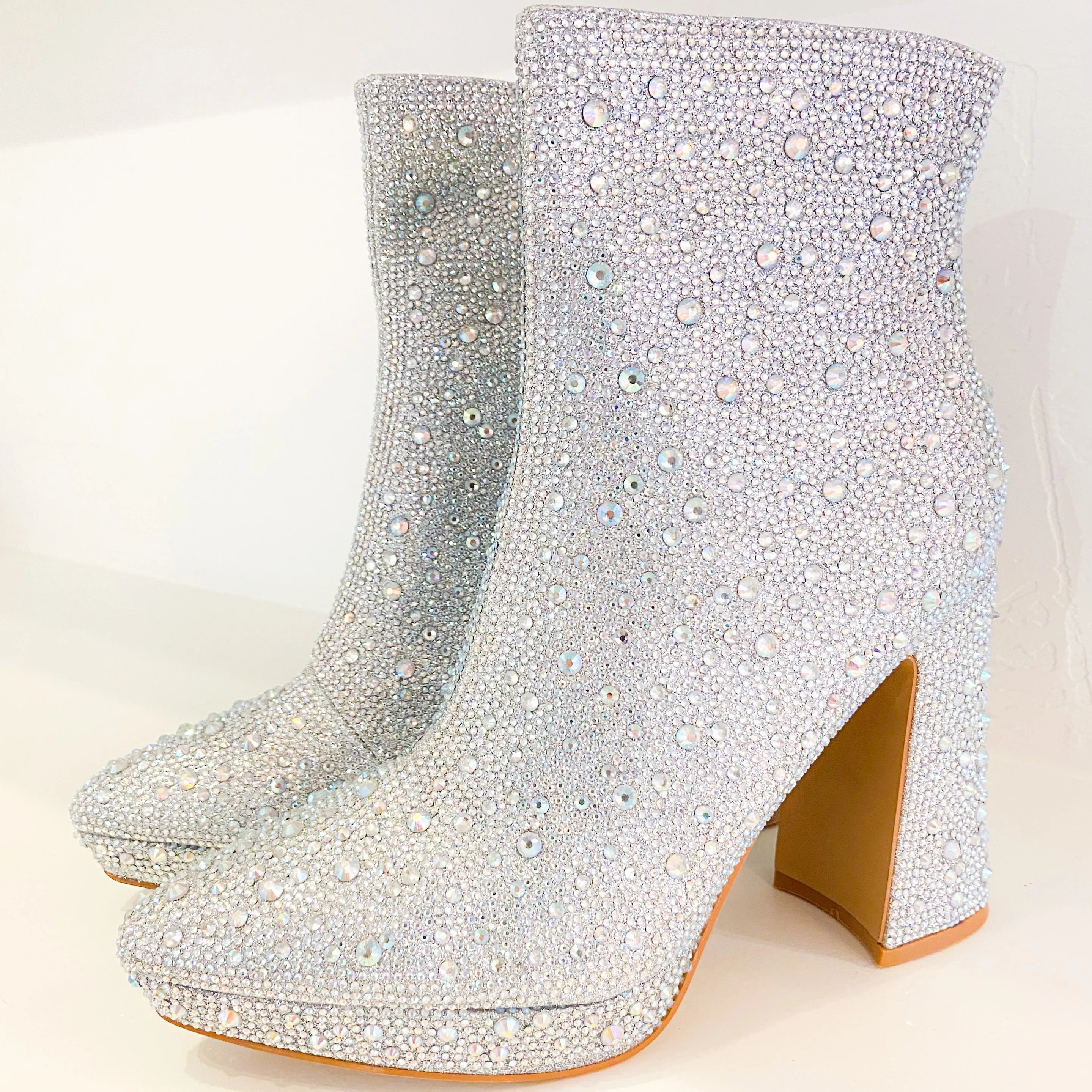 Gorgeous Rhinestone Bootie
