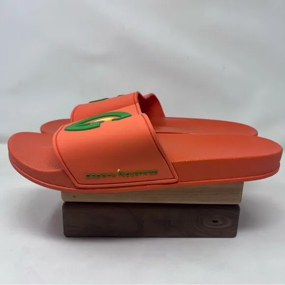 Growth Industries Logo Promotional Cannibis Merchandise Orange Slides