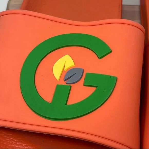 Growth Industries Logo Promotional Cannibis Merchandise Orange Slides