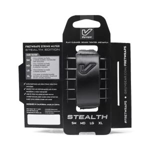 Gruv Gear Fret Wrap STEALTH Size SM in Black
